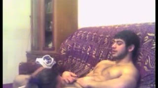 Кавказец жарит свою русскую подругу на вебкамеру